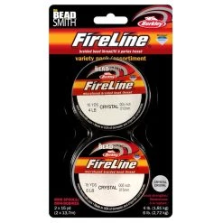 Best Sale ⭐ The Beadsmith® Fireline® Braided Bead Thread Set, Crystal 😀