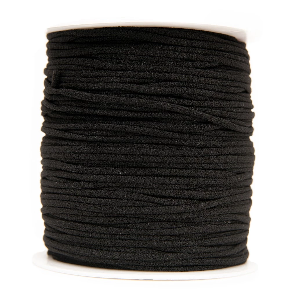 Best deal 🎁 Beadsmith® Fablastic™ 3mm Black Round Spandex Cord 😉 6 Best deal 🎁 Beadsmith® Fablastic™ 3mm Black Round Spandex Cord 😉 - Image 4