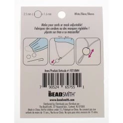 Buy 🔔 Fablastic™ White Silicone Cord Locks, 10mm by Beadsmith 🎉 -Beadsmith Sales 10665178 4