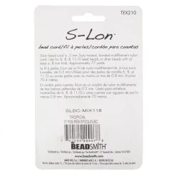 Discount ๐ฅ The Beadsmith® S-Lon™ Tropical Bead Cord Mix โจ 16 Discount ๐ฅ The Beadsmith® S-Lon™ Tropical Bead Cord Mix โจ -Beadsmith Sales 10668837 7