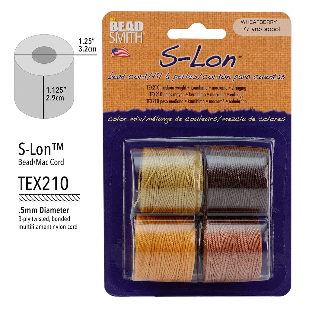 Cheap ๐งจ The Beadsmith® S-Lon™ Wheatberry Bead Cord Mix ๐ 6 Cheap ๐งจ The Beadsmith® S-Lon™ Wheatberry Bead Cord Mix ๐ - Image 4