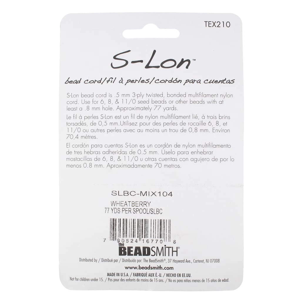 Cheap ๐งจ The Beadsmith® S-Lon™ Wheatberry Bead Cord Mix ๐ 7 Cheap ๐งจ The Beadsmith® S-Lon™ Wheatberry Bead Cord Mix ๐ - Image 5