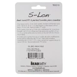 Flash Sale 🧨 The Beadsmith® S-Lon™ Cool Neutrals Bead Cord Mix ⭐ -Beadsmith Sales 10668842 7