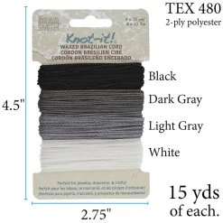 Best Pirce 👍 Beadsmith® Knot-it!™ Day & Night Waxed Brazilian Cord ✨ -Beadsmith Sales 10668846 4