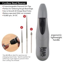 Hot Sale ✔️ The Beadsmith® Cordless Bead Reamer ⭐ -Beadsmith Sales 10698152 4