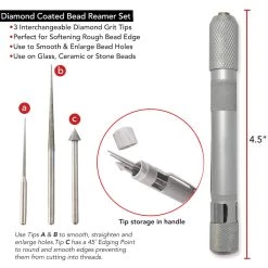 Discount ๐ The Beadsmith® Diamond-Tipped Bead Reamer Set โจ 16 Discount ๐ The Beadsmith® Diamond-Tipped Bead Reamer Set โจ -Beadsmith Sales 10698153 4