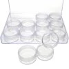 Hot Sale 🎁 The Beadsmith® 6.5'' x 5'' x 1'' Clear Storage Box with Jars 🌟 -Beadsmith Sales D289862S 1