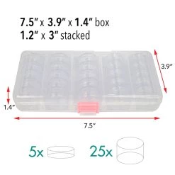 Deals 😍 The Beadsmith® 7.5'' x 4'' x 1.5'' Stack Container Org Box 💯 -Beadsmith Sales D289863S 4