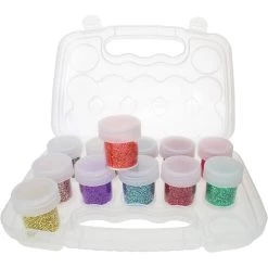 Best reviews of 🎉 The Beadsmith® 8'' x 5.5'' x 2'' Org Box with Containers ⭐ -Beadsmith Sales D289871S 4
