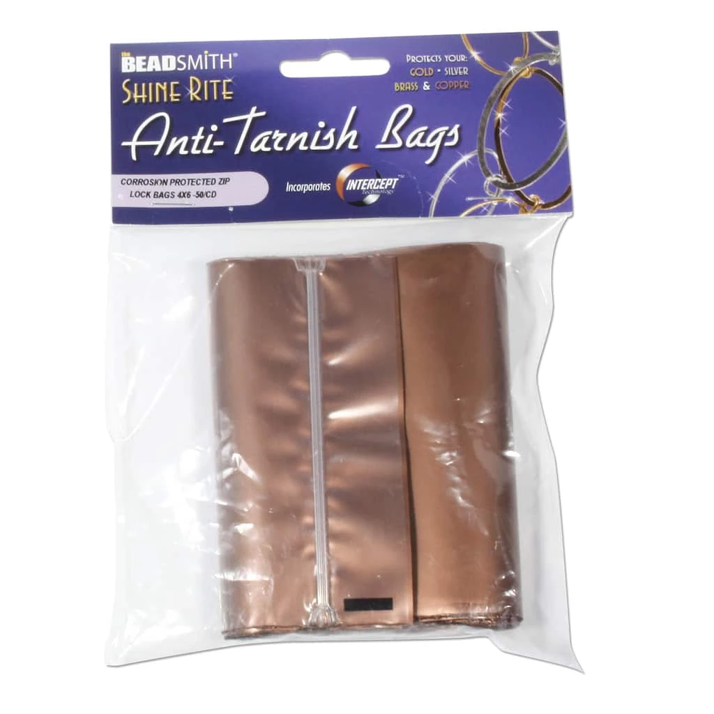 Hot Sale 😍 The Beadsmith® 4" x 4" Anti-Tarnish Bags ✔️ 3 Hot Sale 😍 The Beadsmith® 4" x 4" Anti-Tarnish Bags ✔️