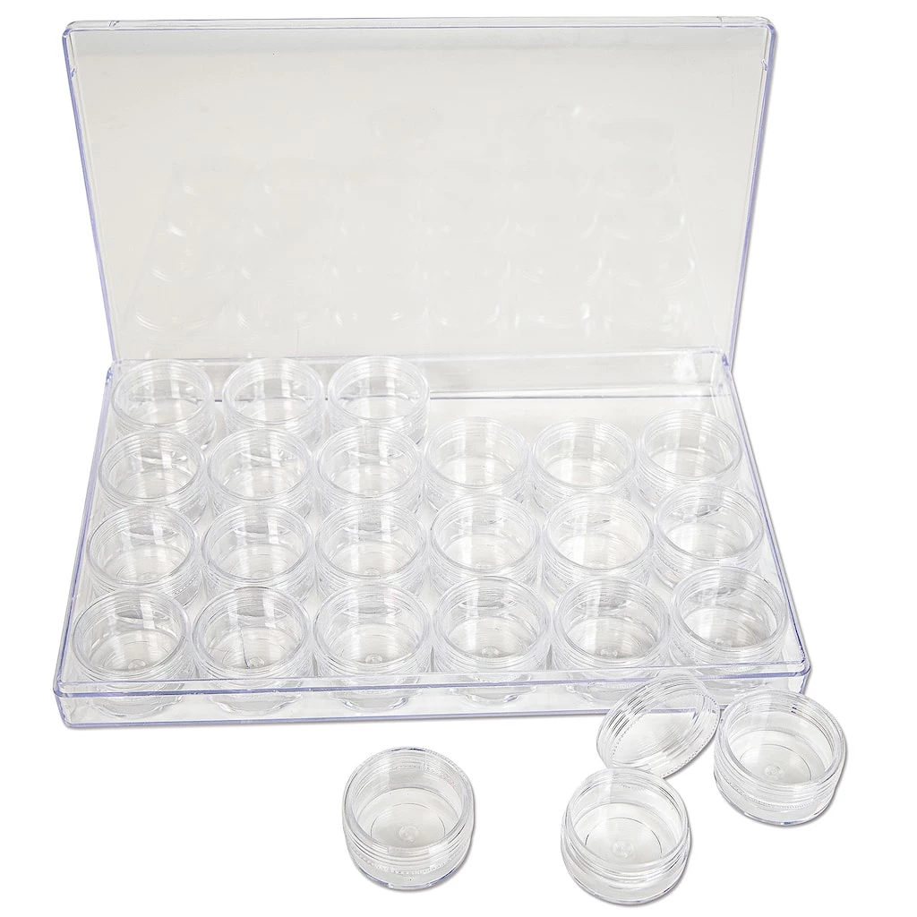 Top 10 ๐ The Beadsmith® 9.5'' x 6.5'' x 1'' Clear Storage Box with Jars ๐ 3 Top 10 ๐ The Beadsmith® 9.5'' x 6.5'' x 1'' Clear Storage Box with Jars ๐