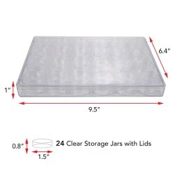 Top 10 ๐ The Beadsmith® 9.5'' x 6.5'' x 1'' Clear Storage Box with Jars ๐ 11 Top 10 ๐ The Beadsmith® 9.5'' x 6.5'' x 1'' Clear Storage Box with Jars ๐ -Beadsmith Sales D289875S 5