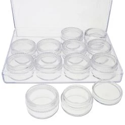 Best deal 🎁 The Beadsmith® 5'' x 4'' x 1'' Clear Storage Box with Jars 🔔