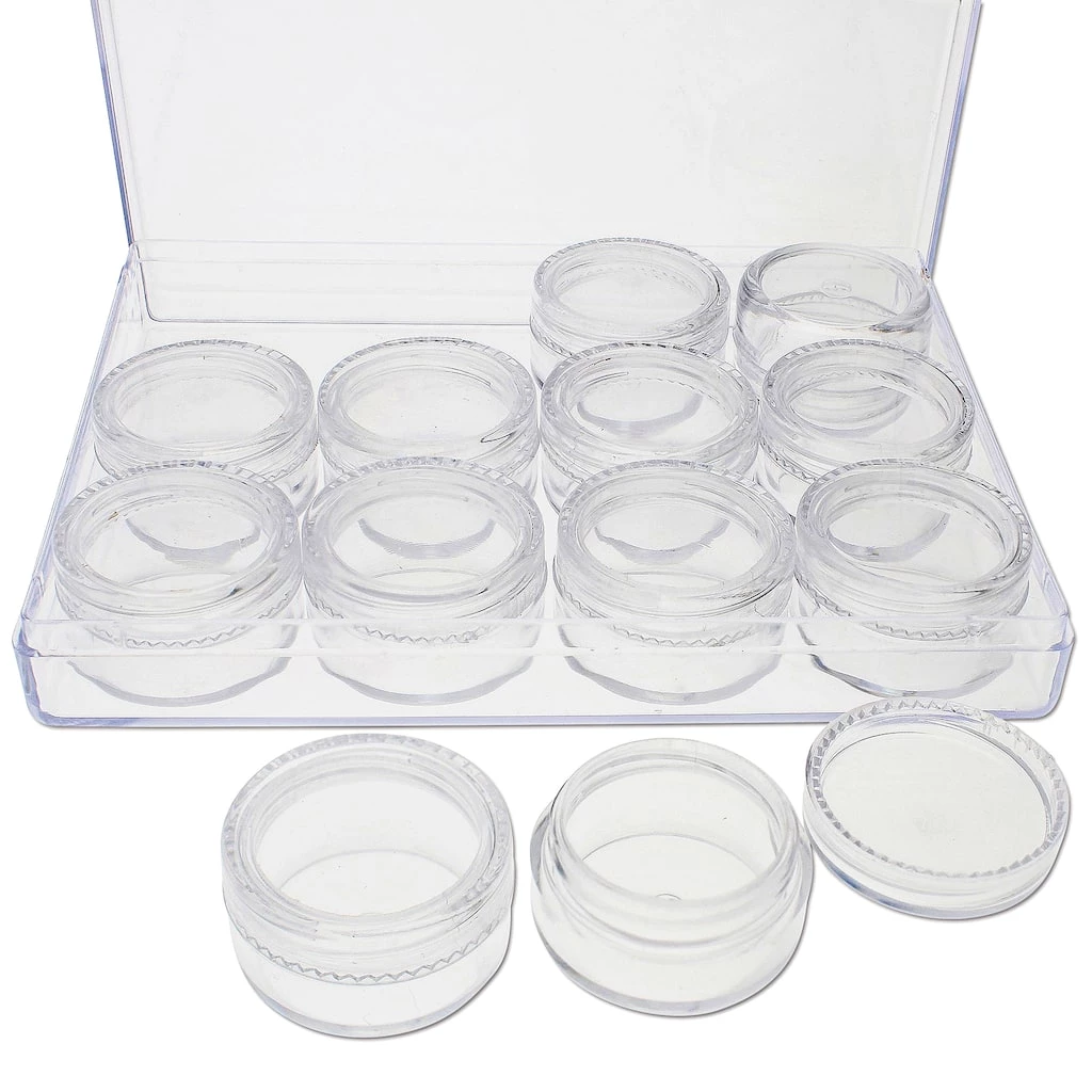 Best deal ๐ The Beadsmith® 5'' x 4'' x 1'' Clear Storage Box with Jars ๐ 3 Best deal ๐ The Beadsmith® 5'' x 4'' x 1'' Clear Storage Box with Jars ๐
