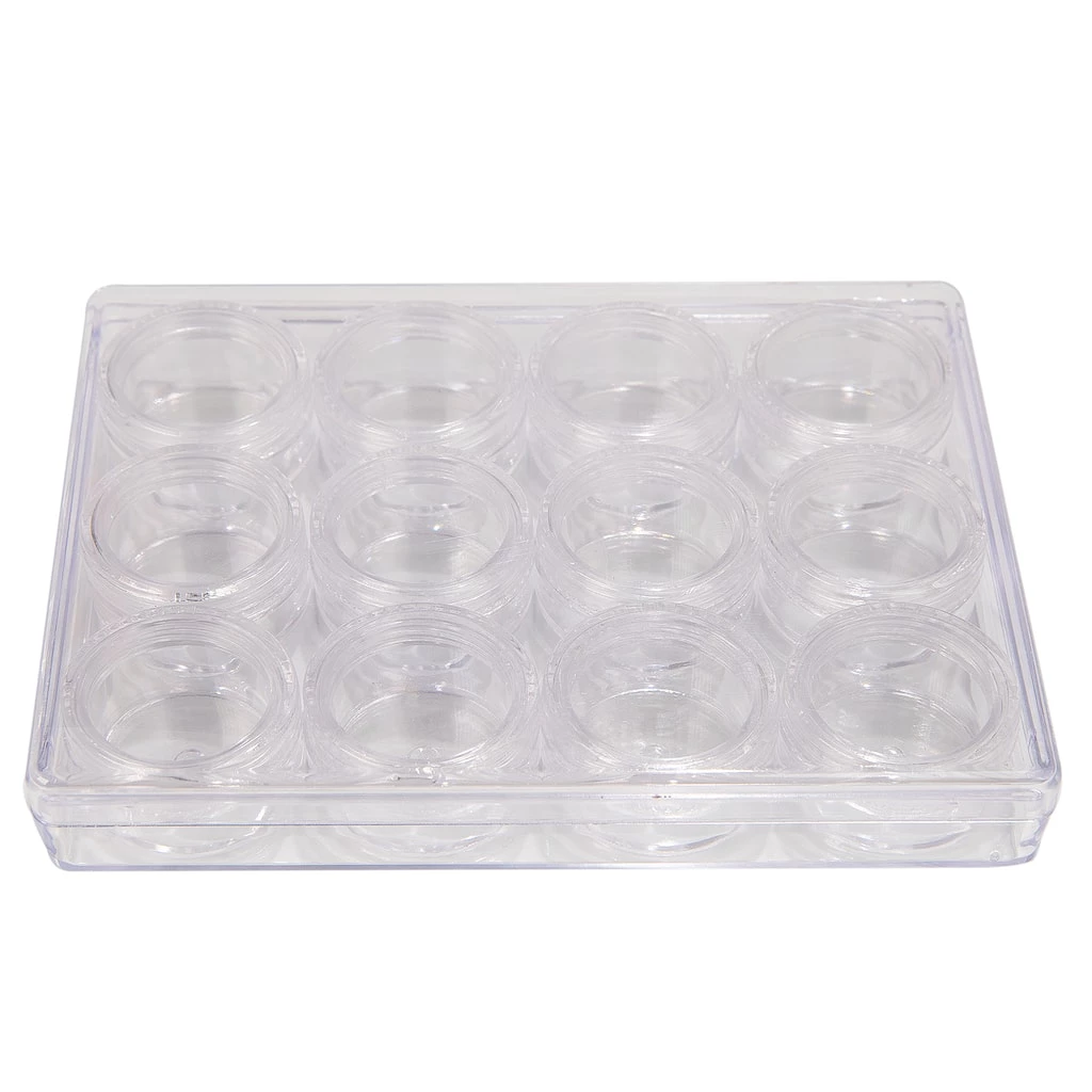 Best deal ๐ The Beadsmith® 5'' x 4'' x 1'' Clear Storage Box with Jars ๐ 4 Best deal ๐ The Beadsmith® 5'' x 4'' x 1'' Clear Storage Box with Jars ๐ - Image 2