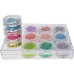 Best deal ๐ The Beadsmith® 5'' x 4'' x 1'' Clear Storage Box with Jars ๐ 11 Best deal ๐ The Beadsmith® 5'' x 4'' x 1'' Clear Storage Box with Jars ๐ -Beadsmith Sales D289883S 4