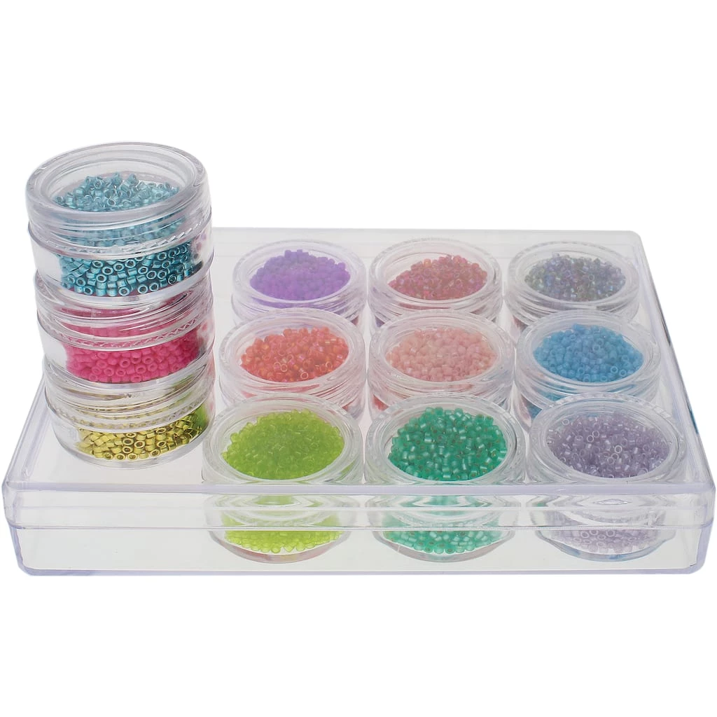 Best deal ๐ The Beadsmith® 5'' x 4'' x 1'' Clear Storage Box with Jars ๐ 6 Best deal ๐ The Beadsmith® 5'' x 4'' x 1'' Clear Storage Box with Jars ๐ - Image 4