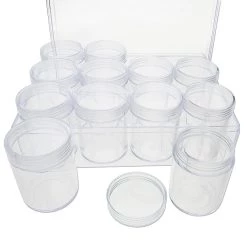Hot Sale ๐ The Beadsmith® 6'' x 5'' x 2'' Clear Storage Box with Jars ๐คฉ
