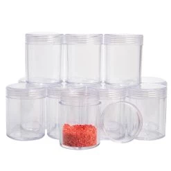 Hot Sale 😍 The Beadsmith® 6'' x 5'' x 2'' Clear Storage Box with Jars 🤩 -Beadsmith Sales D289884S 7