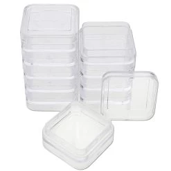 New โ๏ธ The Beadsmith® Personality Case Square Stacker Jar Set ๐