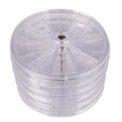 Flash Sale 🥰 The Beadsmith® 12-Compartment Stackable Round Spinner Containers 🥰 -Beadsmith Sales D289898S 3