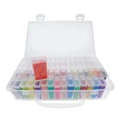 Coupon 🤩 The Beadsmith® Plastic Box with Flip Boxes and Labels 😉 -Beadsmith Sales D289903S 5