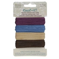Cheapest ⭐ Beadsmith® Knot-it!™ Waxed Brazilian Cord ✨ -Beadsmith Sales D289953S 1