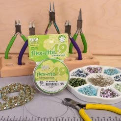 Wholesale 😀 Flex-Rite® 0.014" Clear 49 Strand Beading Wire by Beadsmith ⭐ -Beadsmith Sales D289981S 6