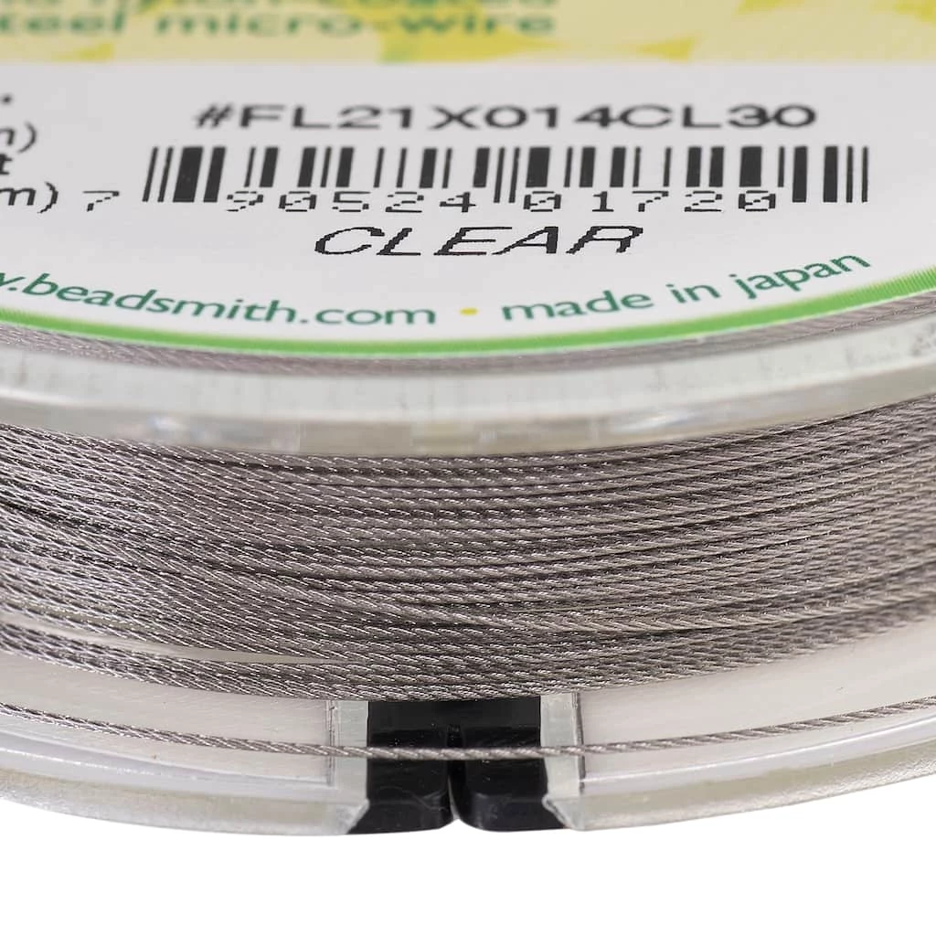 Discount 😀 Flex-Rite® 0.014" Clear 21 Strand Beading Wire by Beadsmith 😍 4 Discount 😀 Flex-Rite® 0.014" Clear 21 Strand Beading Wire by Beadsmith 😍 - Image 2