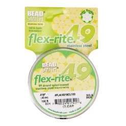 Hot Sale 🛒 The Beadsmith® Flex-rite® 0.018" Clear 49 Strand Wire, 100ft. 🤩