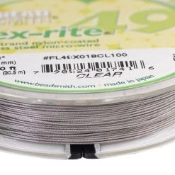 Hot Sale 🛒 The Beadsmith® Flex-rite® 0.018" Clear 49 Strand Wire, 100ft. 🤩 -Beadsmith Sales D289986S 4