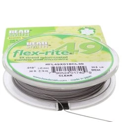 Hot Sale 🛒 The Beadsmith® Flex-rite® 0.018" Clear 49 Strand Wire, 100ft. 🤩 -Beadsmith Sales D289986S 5