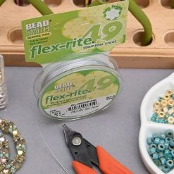 Best reviews of 🛒 The Beadsmith® Flex-rite® 0.018" Pearl Silver 49 Strand Wire, 30ft. 🥰 -Beadsmith Sales D289991S 5