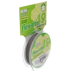 Flash Sale 🧨 The Beadsmith® Flex-rite® 0.018" Clear 49 Strand Wire, 30ft. 🧨 -Beadsmith Sales D289992S 2