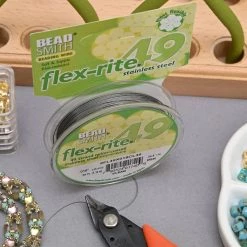 Flash Sale 🧨 The Beadsmith® Flex-rite® 0.018" Clear 49 Strand Wire, 30ft. 🧨 -Beadsmith Sales D289992S 6