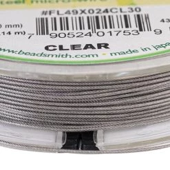 New 🌟 The Beadsmith® Flex-rite® 0.024" Clear 49 Strand Wire, 30ft. 🔥 -Beadsmith Sales D289993S 3