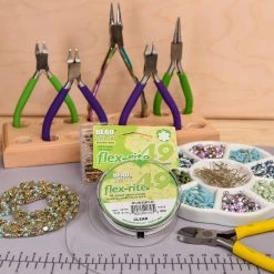 New 🌟 The Beadsmith® Flex-rite® 0.024" Clear 49 Strand Wire, 30ft. 🔥 -Beadsmith Sales D289993S 6