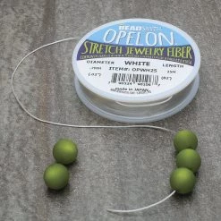 Brand new ✔️ The Beadsmith® Opelon® 0.7mm White Stretch Jewelry Fiber, 25m 😉 -Beadsmith Sales D290002S 7