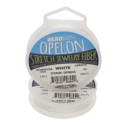 Best reviews of ⭐ The Beadsmith® Opelon® 0.7mm White Stretch Jewelry Fiber, 5m 🌟