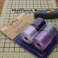 Flash Sale 🛒 The Beadsmith® S-Lon™ 0.5mm Lilac Bead Cord Mix 🤩 -Beadsmith Sales D290017S 5