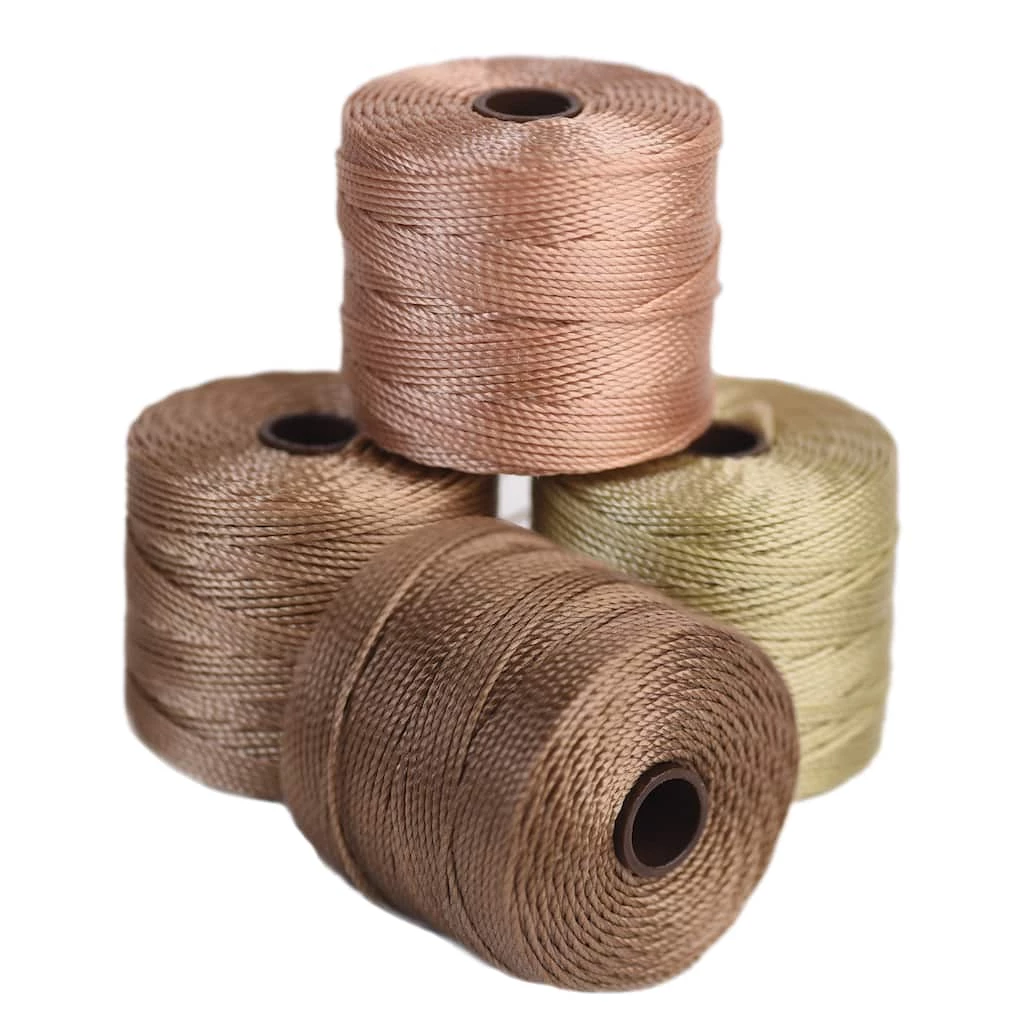Outlet 🎁 The Beadsmith® S-Lon™ 0.5mm Warm Neutrals Bead Cord Mix 👏 3 Outlet 🎁 The Beadsmith® S-Lon™ 0.5mm Warm Neutrals Bead Cord Mix 👏