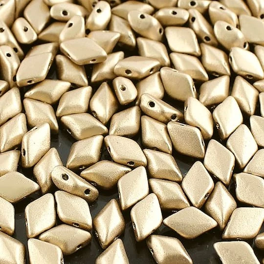 Promo ⭐ The Beadsmith® GemDuo 2-Hole Czech Glass Diamond Beads, 8mm ✔️ 5 Promo ⭐ The Beadsmith® GemDuo 2-Hole Czech Glass Diamond Beads, 8mm ✔️ - Image 3