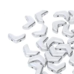 Outlet 👍 The Beadsmith® Chevron Duo 2-Hole Czech Glass Beads, 10mm 😀 -Beadsmith Sales D290049S 1