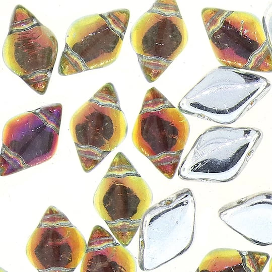 Promo ⭐ The Beadsmith® GemDuo 2-Hole Czech Glass Diamond Beads, 8mm ✔️ 8 Promo ⭐ The Beadsmith® GemDuo 2-Hole Czech Glass Diamond Beads, 8mm ✔️ - Image 6