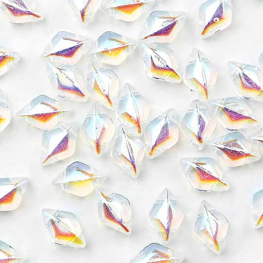 Promo ⭐ The Beadsmith® GemDuo 2-Hole Czech Glass Diamond Beads, 8mm ✔️ 9 Promo ⭐ The Beadsmith® GemDuo 2-Hole Czech Glass Diamond Beads, 8mm ✔️ - Image 7