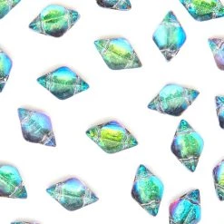 Promo ⭐ The Beadsmith® GemDuo 2-Hole Czech Glass Diamond Beads, 8mm ✔️ 18 Promo ⭐ The Beadsmith® GemDuo 2-Hole Czech Glass Diamond Beads, 8mm ✔️ -Beadsmith Sales D290058S 11