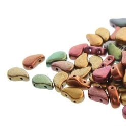 Hot Sale 👍 The Beadsmith® Paisley Duo 2-Hole Czech Glass Teardrop Beads, 8mm 😀