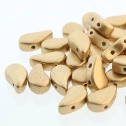 Hot Sale 👍 The Beadsmith® Paisley Duo 2-Hole Czech Glass Teardrop Beads, 8mm 😀 -Beadsmith Sales D290085S 1