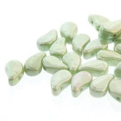 Hot Sale 👍 The Beadsmith® Paisley Duo 2-Hole Czech Glass Teardrop Beads, 8mm 😀 -Beadsmith Sales D290096S 1