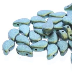 Hot Sale 👍 The Beadsmith® Paisley Duo 2-Hole Czech Glass Teardrop Beads, 8mm 😀 -Beadsmith Sales D290099S 1